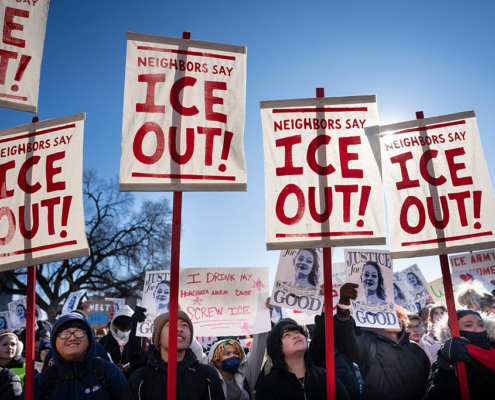 St. Paul, Minnesota student anti-ICE (Immigration and Customs Enforcement) demonstrations, January 2026