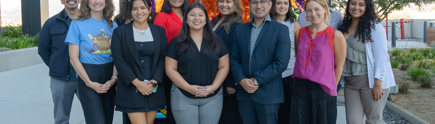 UCLA Labor Center’s POWER in Workforce Development team poses for group photo at a convening in partnership with the L.A. County Department of Economic Opportunity. Over the last few years, the UCLA team has played a key role in shaping California’s HRTP initiative and brings expertise in creating workforce systems that promote good jobs, equity and long-term sustainability.