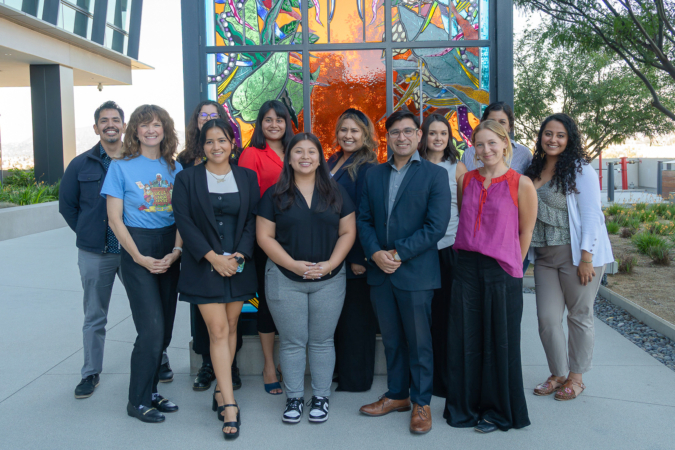 UCLA Labor Center’s POWER in Workforce Development team poses for group photo at a convening in partnership with the L.A. County Department of Economic Opportunity. Over the last few years, the UCLA team has played a key role in shaping California’s HRTP initiative and brings expertise in creating workforce systems that promote good jobs, equity and long-term sustainability.