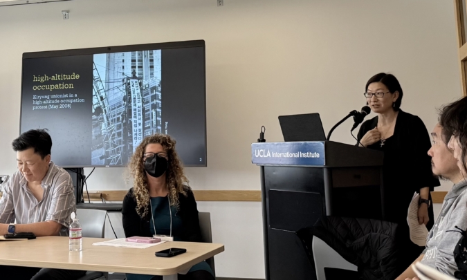 Chun presents findings of Against Abandonment: Repertoires of Solidarity in South Korean Protest / UCLA Labor Studies