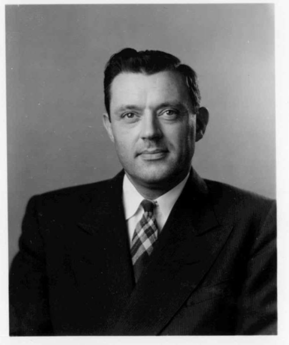 Black and white photograph of UCLA Economics Professor and Founding Director of the IIR Paul Dodd (1946-1949).